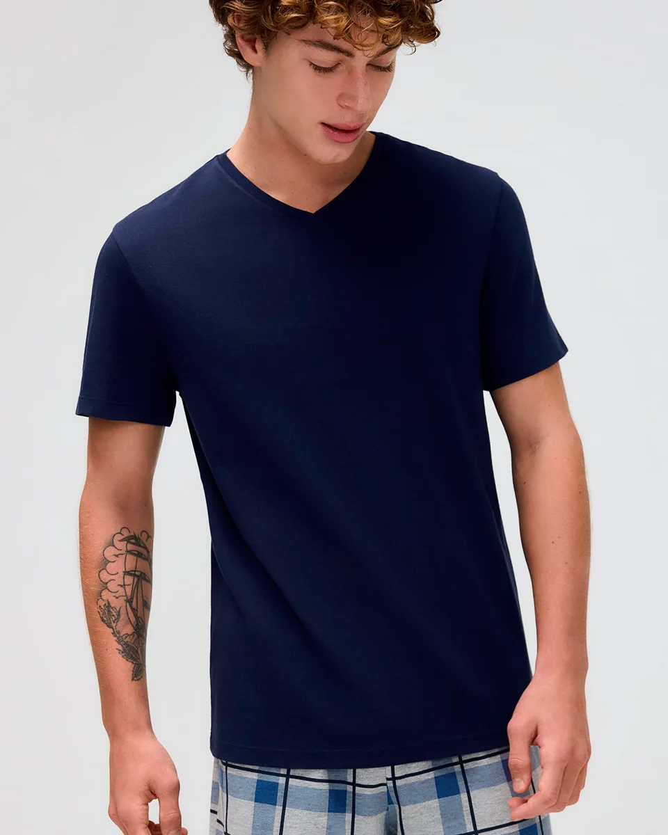 Hering pijama curto masculino com samba canção 76wx (foto 4)