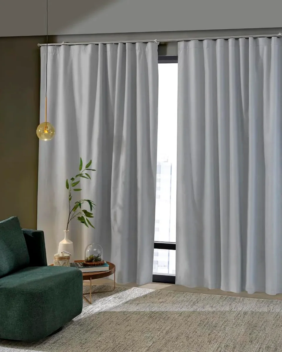Bella janela cortina inove blackout tecido 100% comfort (foto 1)