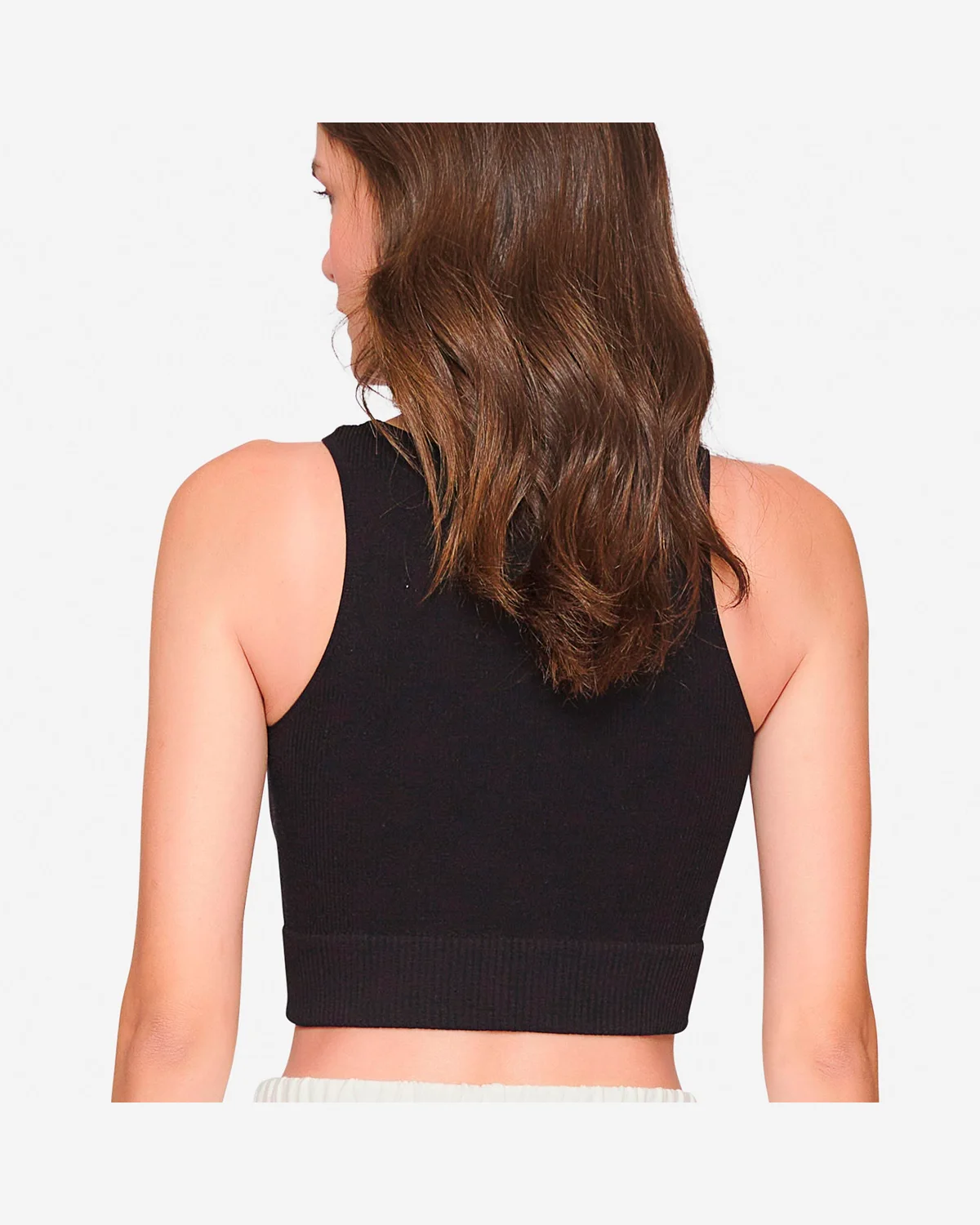 Lua luá regata gola alta seamless — PRETO (foto 2)
