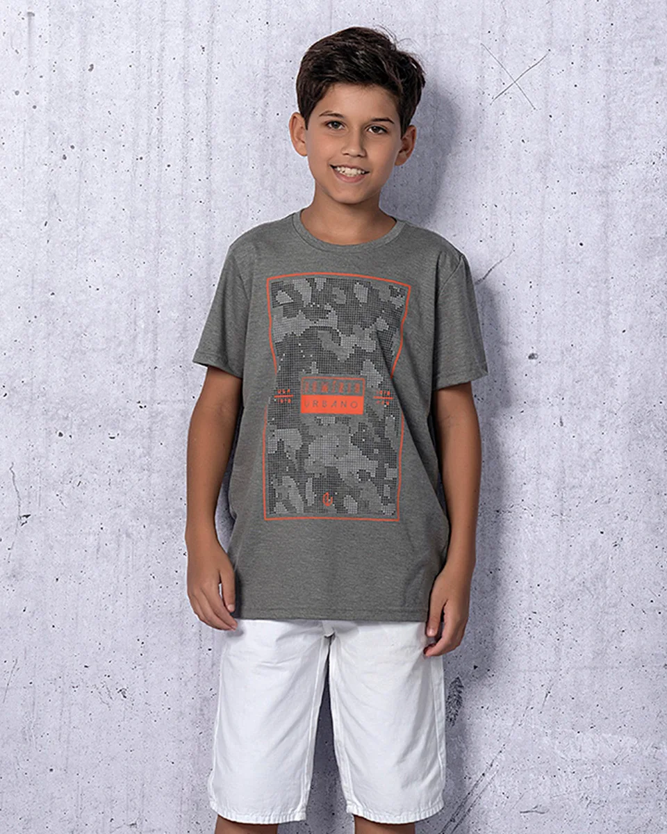 Dominio urbano camiseta juv m/m pent careca c/ est — GRAFITE (foto 1)
