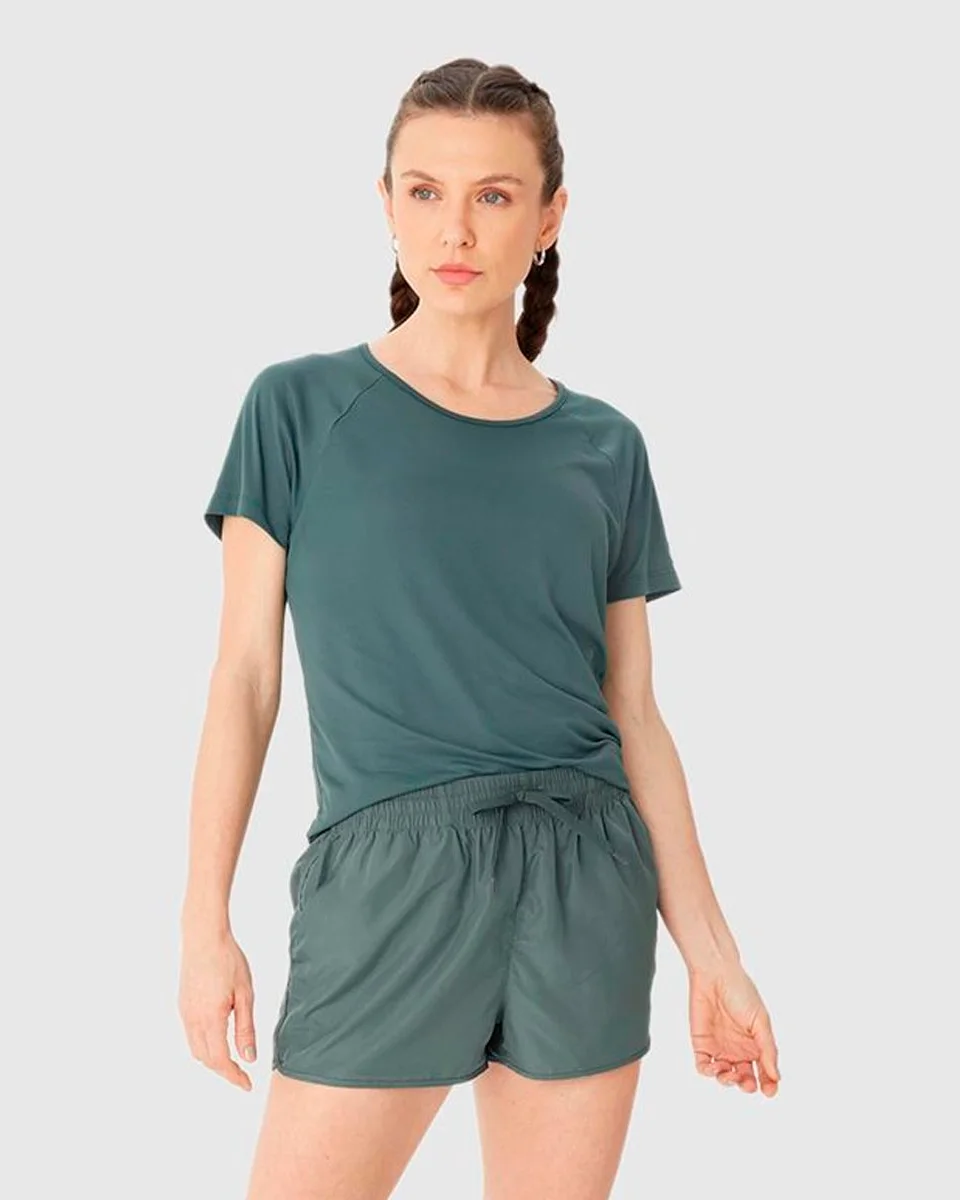 Malwee shorts runner 1000131535 — VERDE (foto 2)