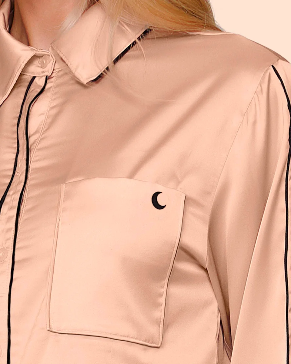 Lua luá pijama aberto classic elegance — GOLD (foto 3)