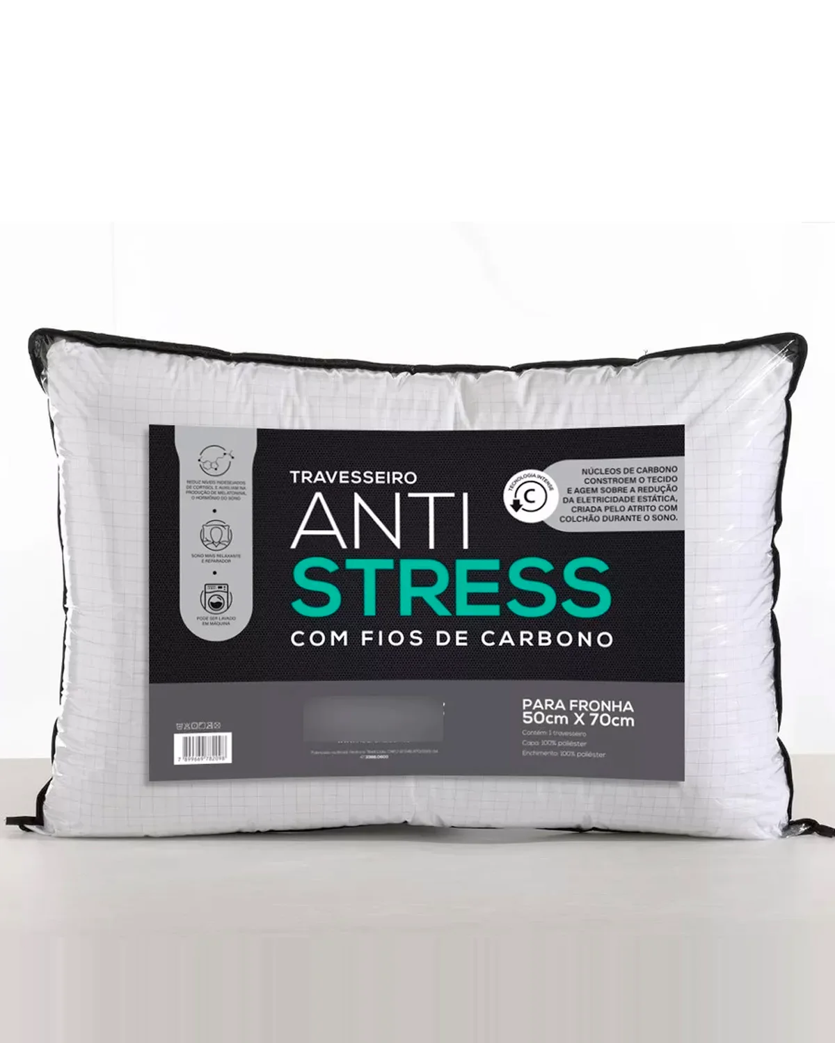 Hedrons travesseiro antistress — BRANCO (foto 1)