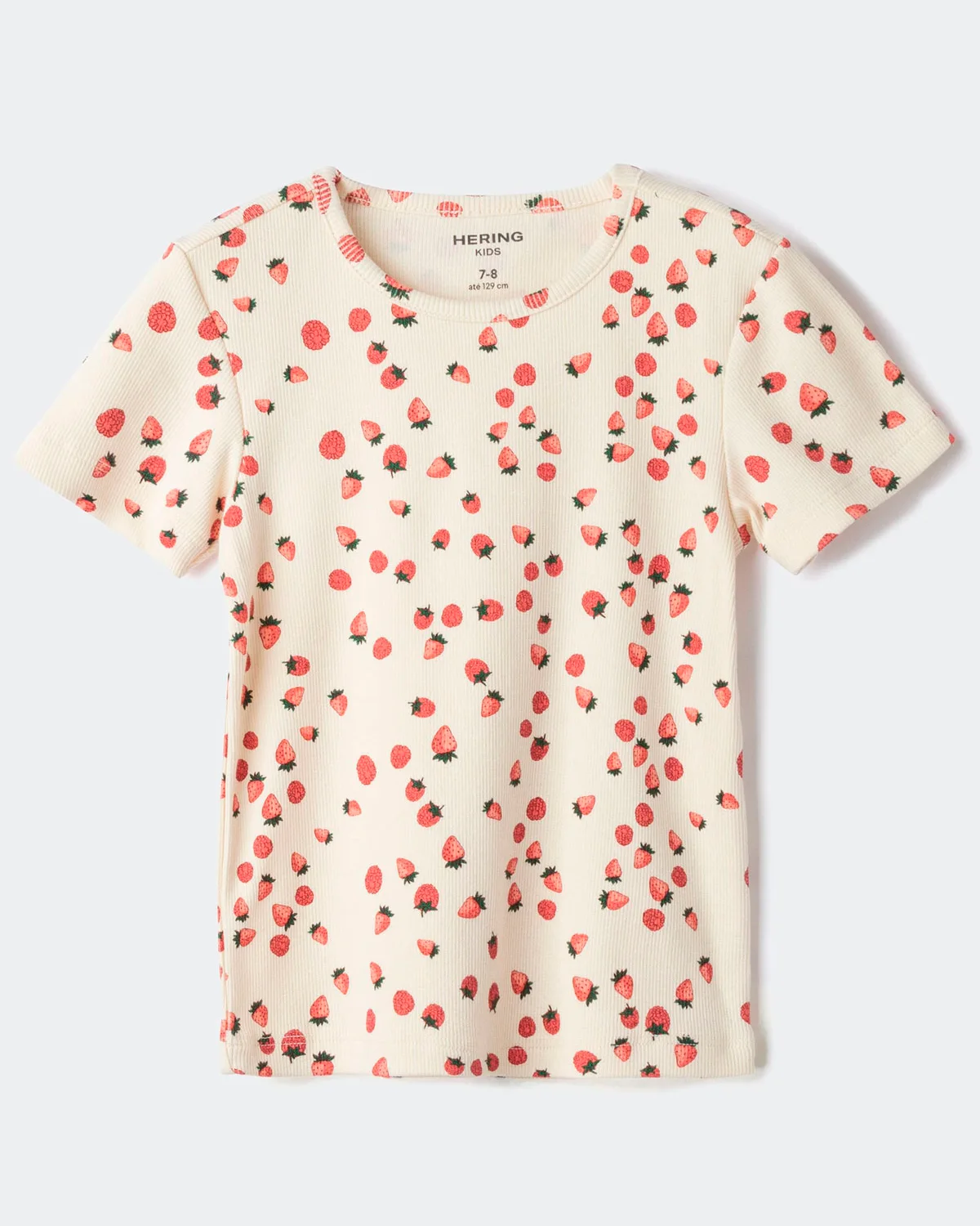 Hering blusa infantil menina manga curta em ribana estampada 5d1m (foto 5)