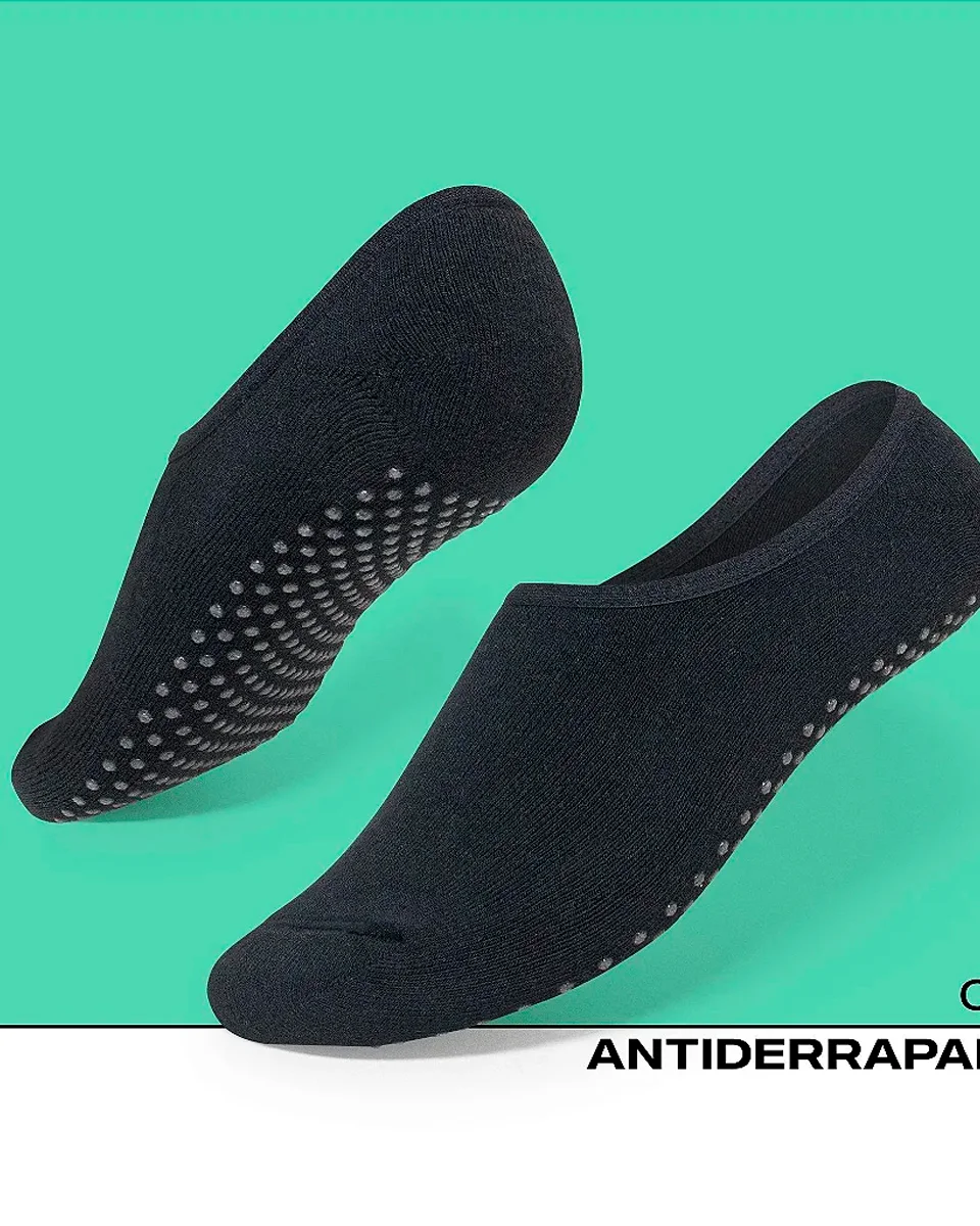 Selene meia masculina pilates — PRETO (foto 1)