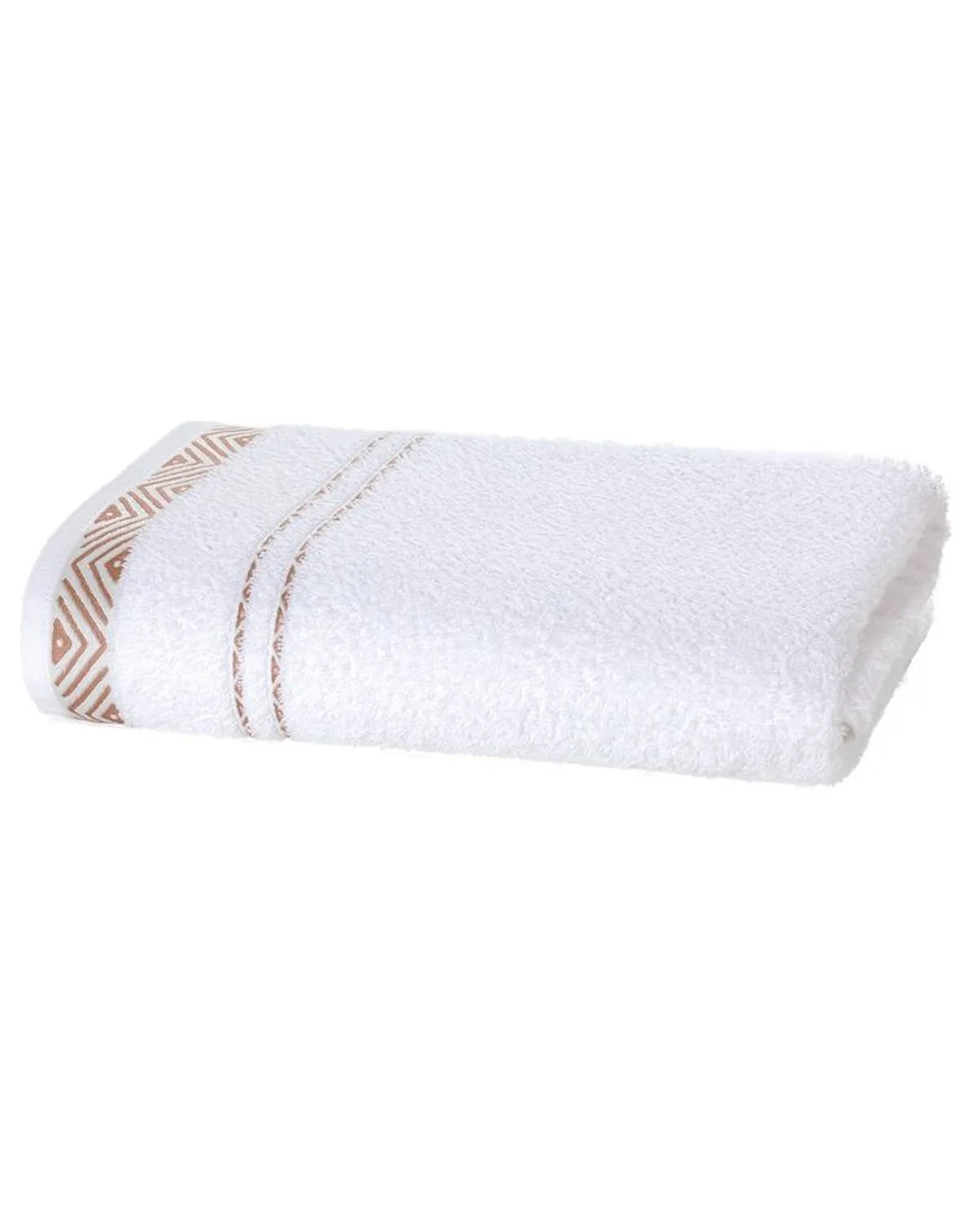 Dohler toalha felpuda jacquard premium liso zigzag fj-7681 – banho (foto 1)
