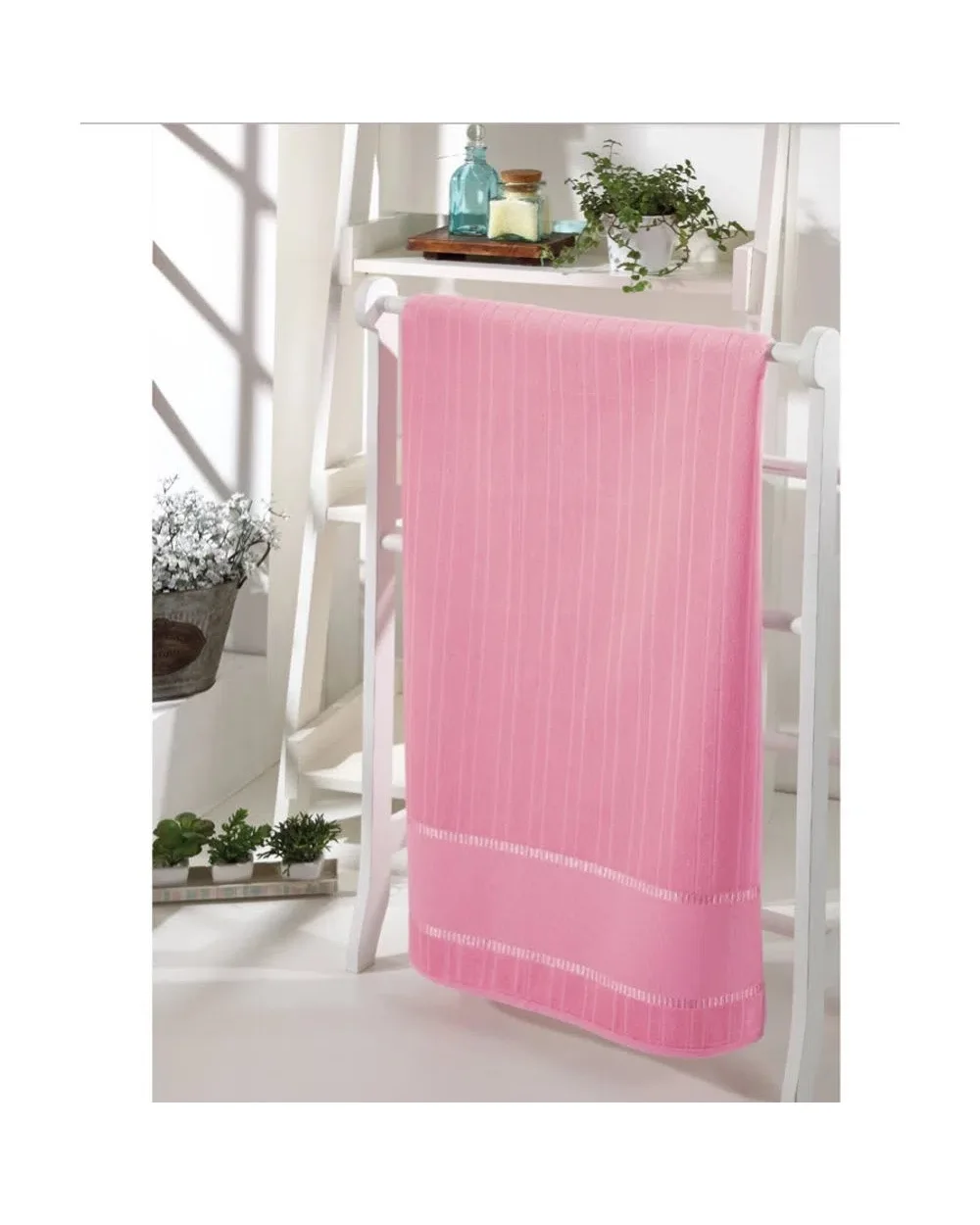 Dohler toalha lavabo velour para bordar bella liso (foto 5)