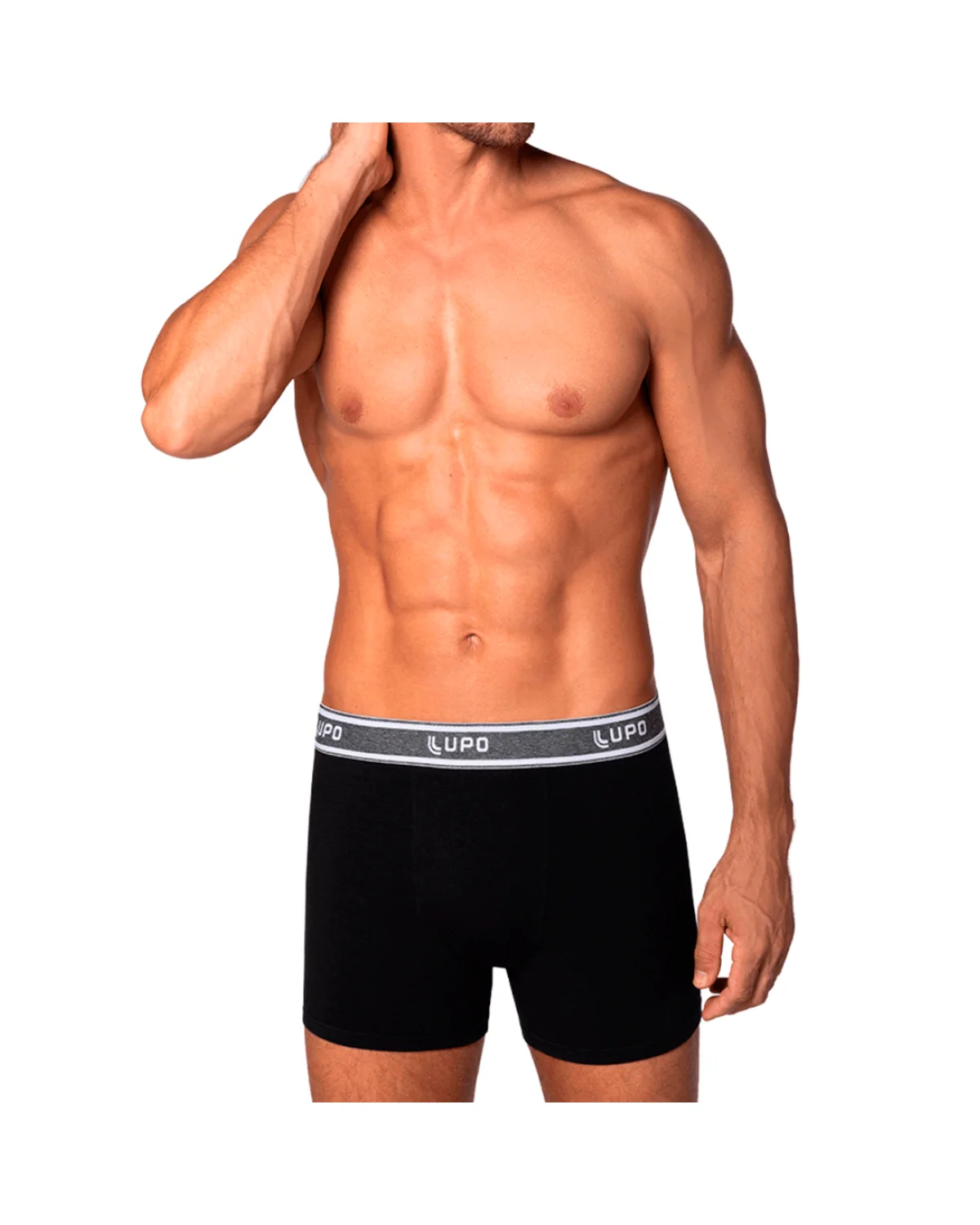 Lupo cueca boxer algodao com elastano 00784-059 (foto 3)