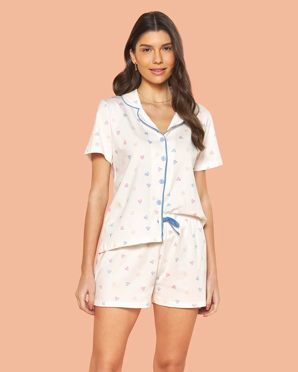 Sensare shortdoll amor feminino adulto 130480 — OFF WHITE (foto 1)