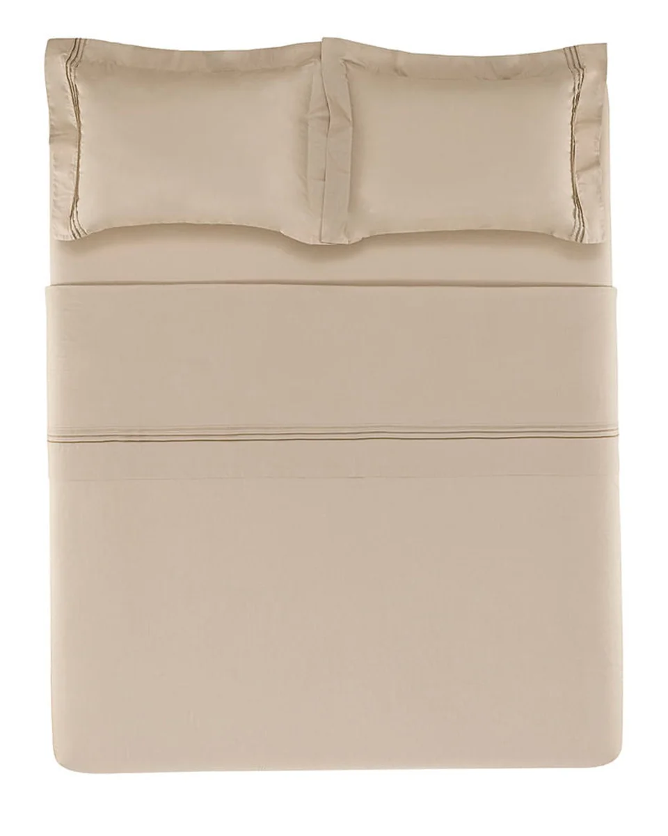 Trussardi jogo de cama menfi — BRANCO/BEGE (foto 2)