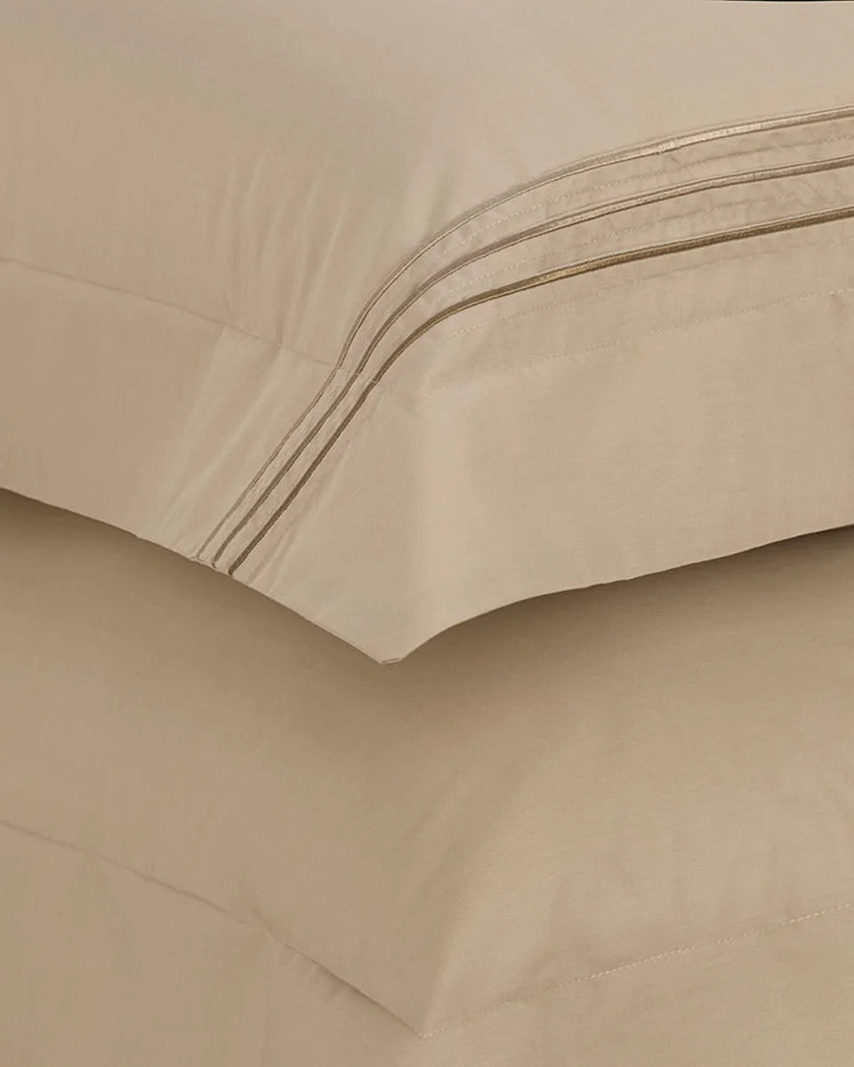 Trussardi jogo de cama menfi — BRANCO/BEGE (foto 3)