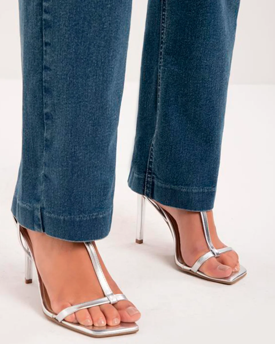 Lunender calca reta cropped j0171 — JEANS (foto 2)