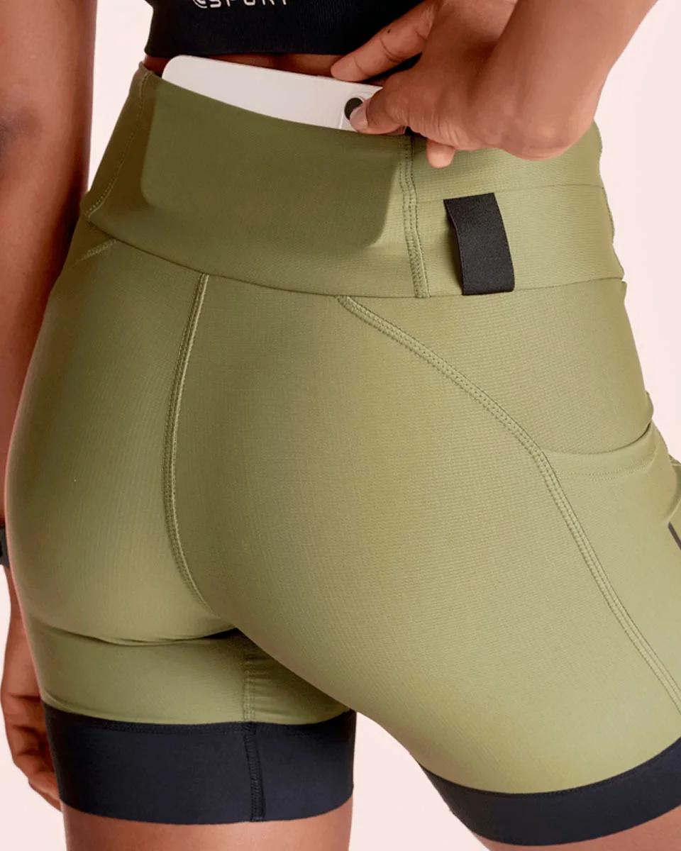 Lupo bermuda af run 7 pockets curta 76235-001 — VERDE (foto 5)