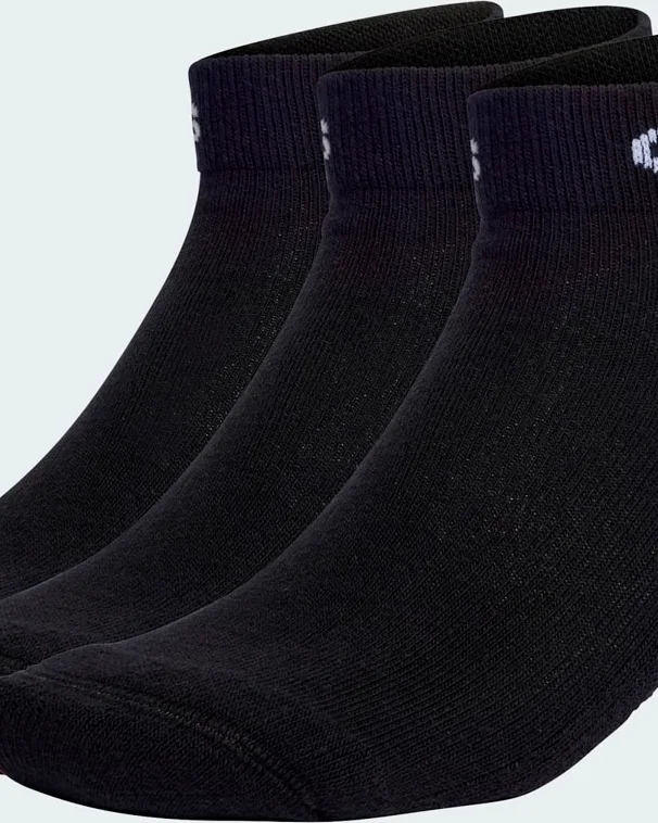 Adidas meia cano linea 3pares ic1303 — PRETO (foto 1)