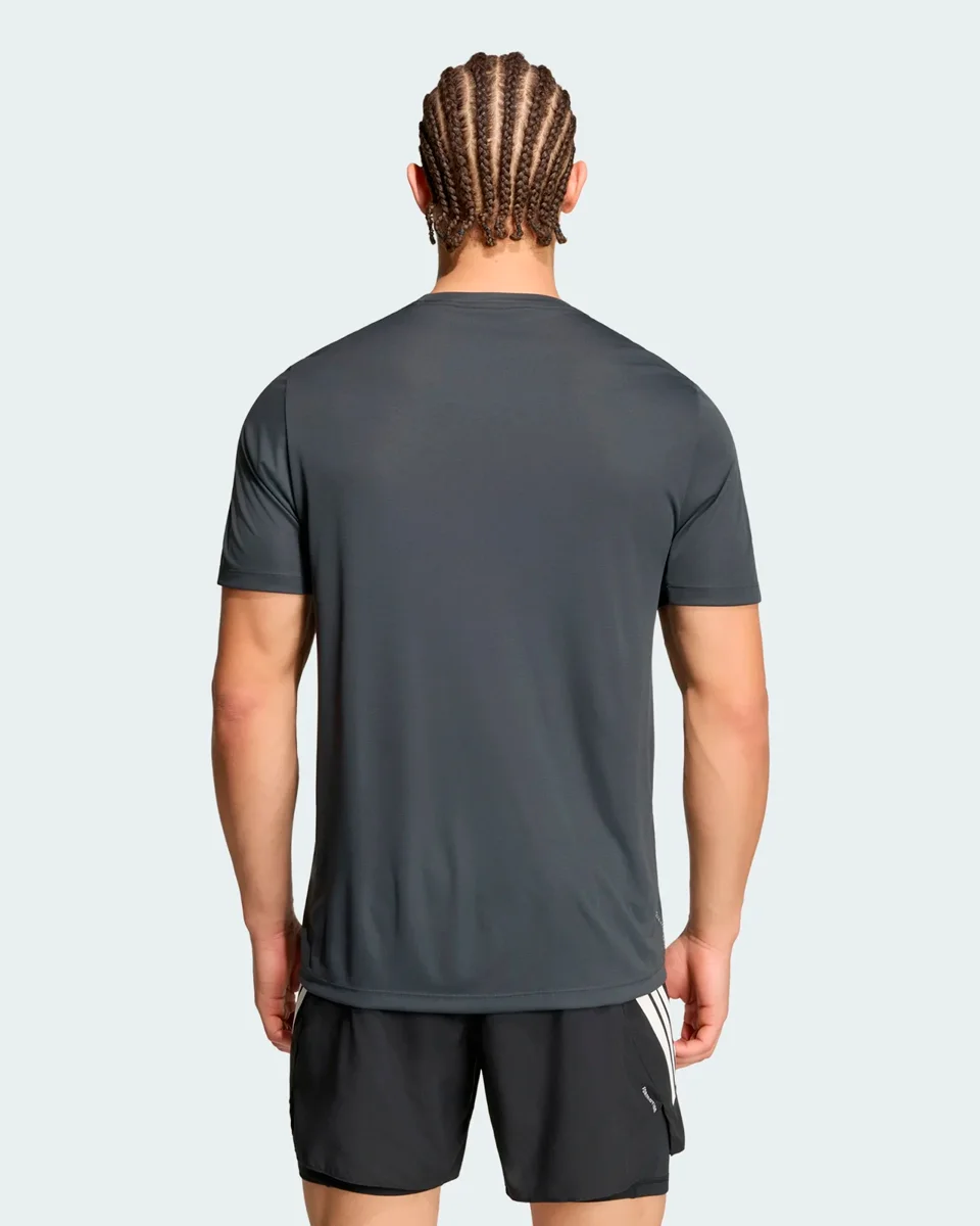 Adidas camiseta corrida essentials kg3190 — CARBON (foto 3)
