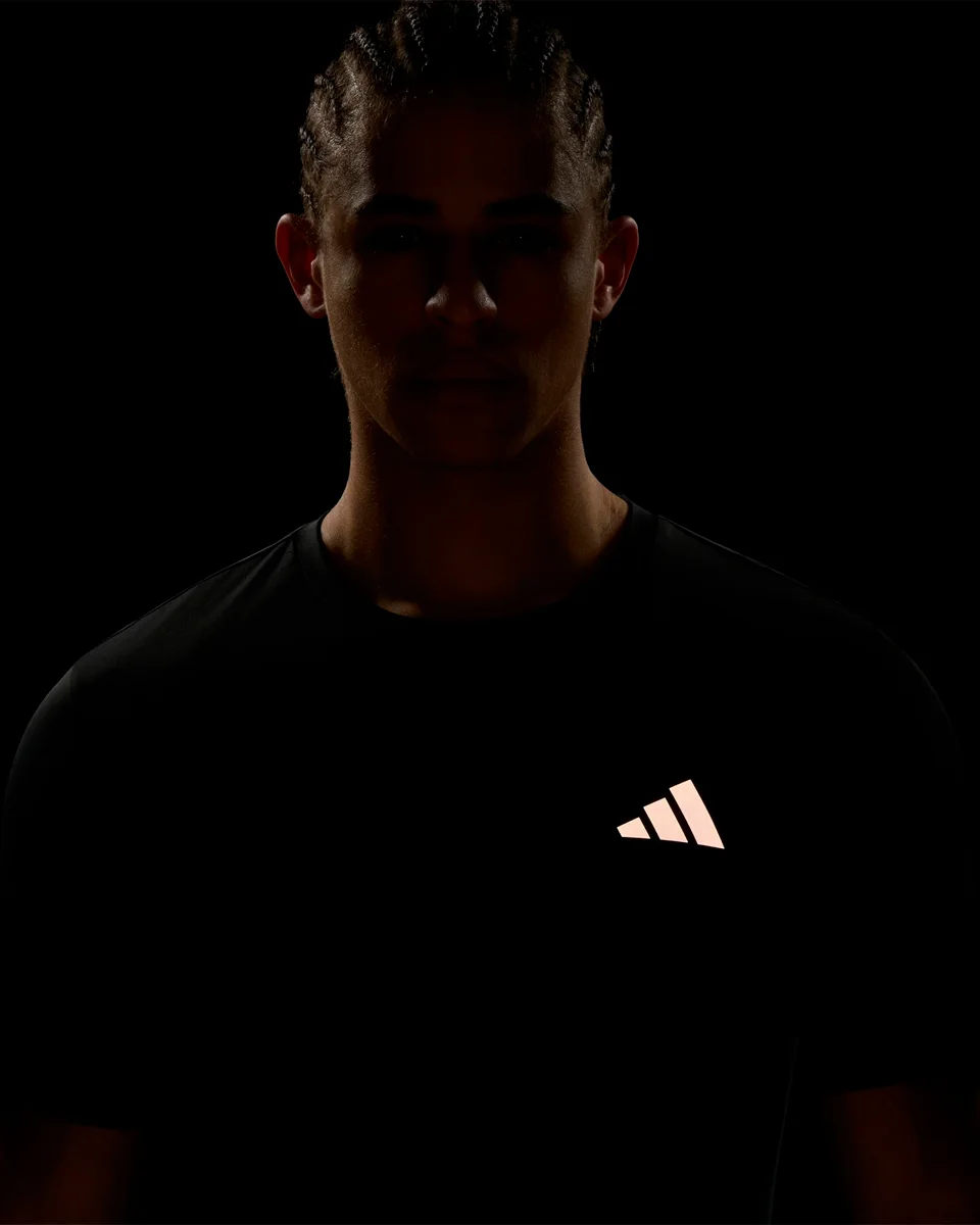 Adidas camiseta corrida essentials kg3190 — CARBON (foto 5)