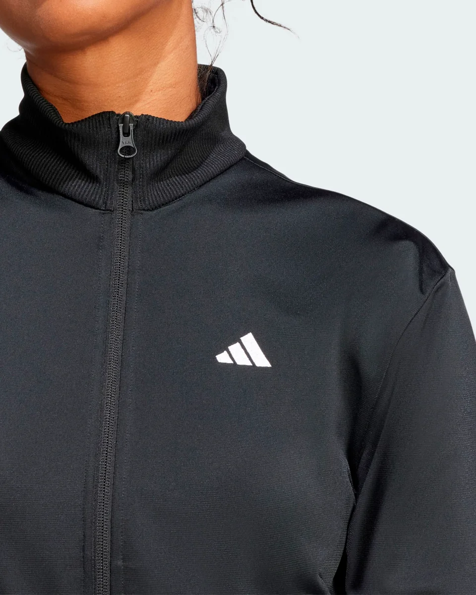 Adidas conjunto feminino agasalho essentials feel cozy — PRETO (foto 3)