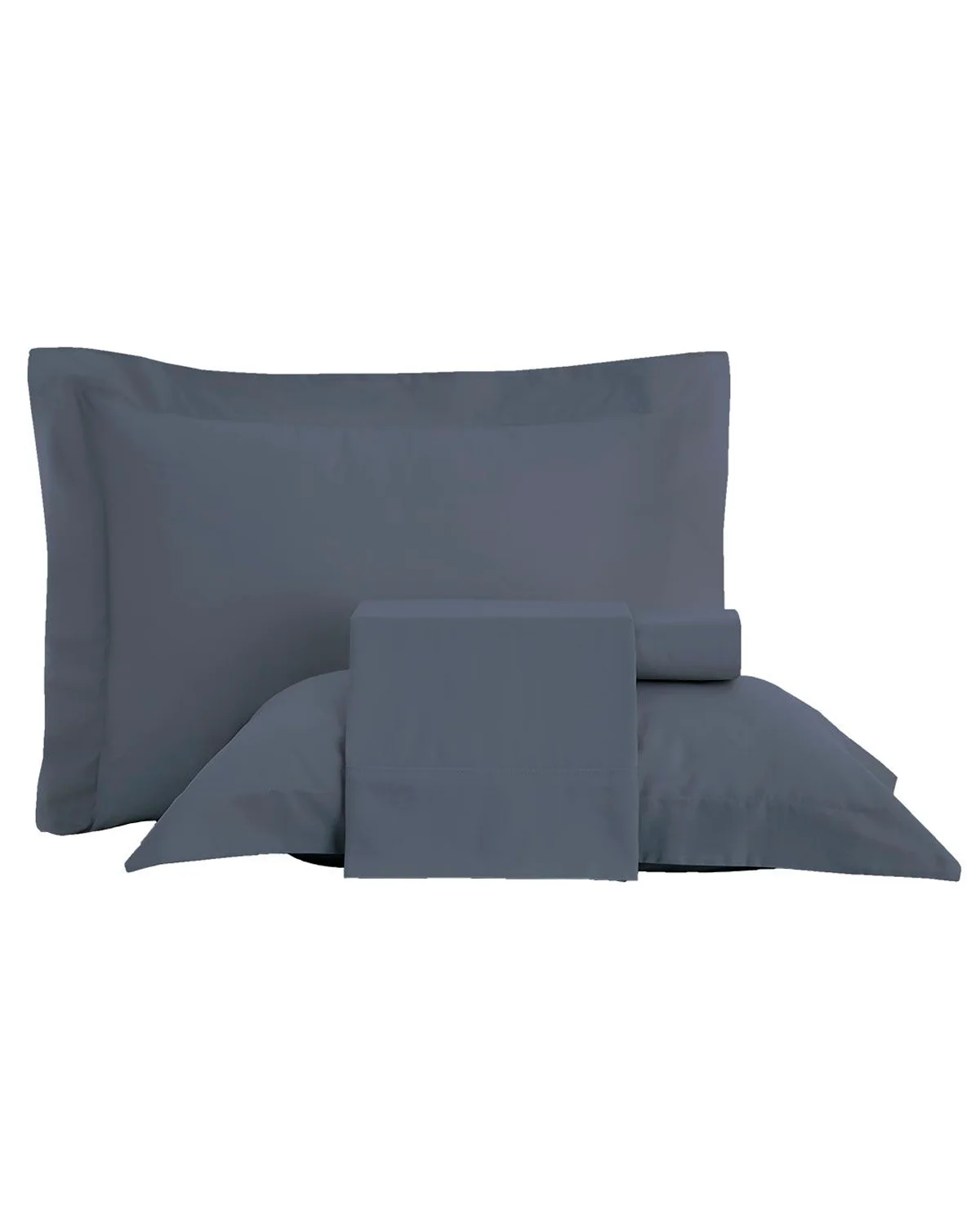 Altenburg jogo roupa cama liso 300 fios — DARK BLUE (foto 2)