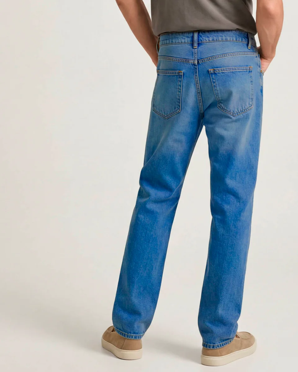 Hering calca basica masculina reta h1wn — JEANS CLARO (foto 3)