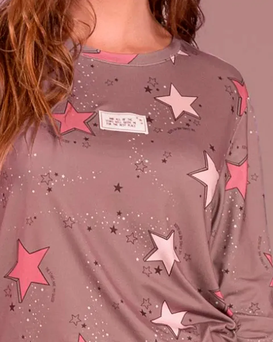 Lua luá pijama jogger stars guide — MALVA (foto 3)