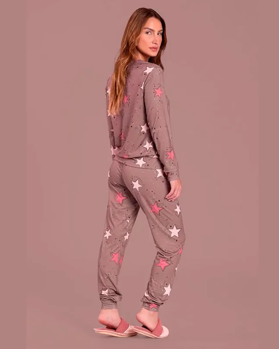 Lua luá pijama jogger stars guide — MALVA (foto 1)