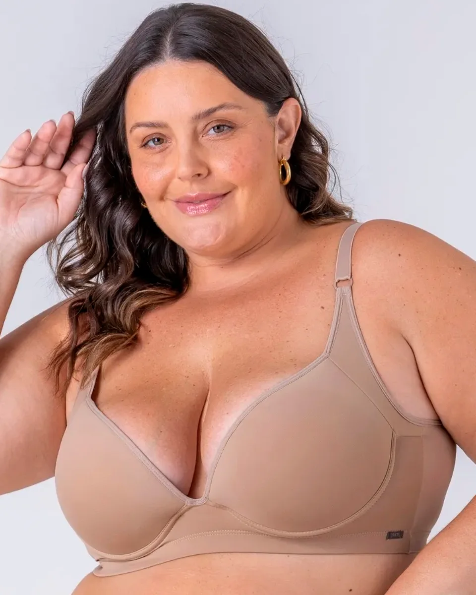 2 rios sutia plus sustent com bojo — CHOCOLATE (foto 1)