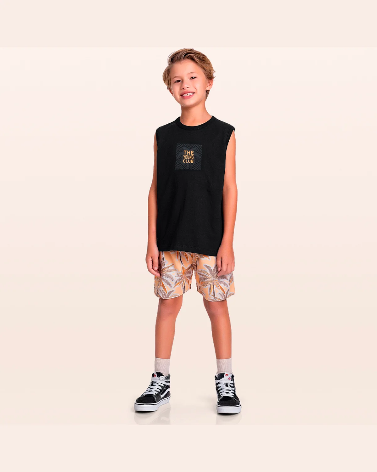 Fakini regata em malha masculina 10.24.03471 — PRETO (foto 1)