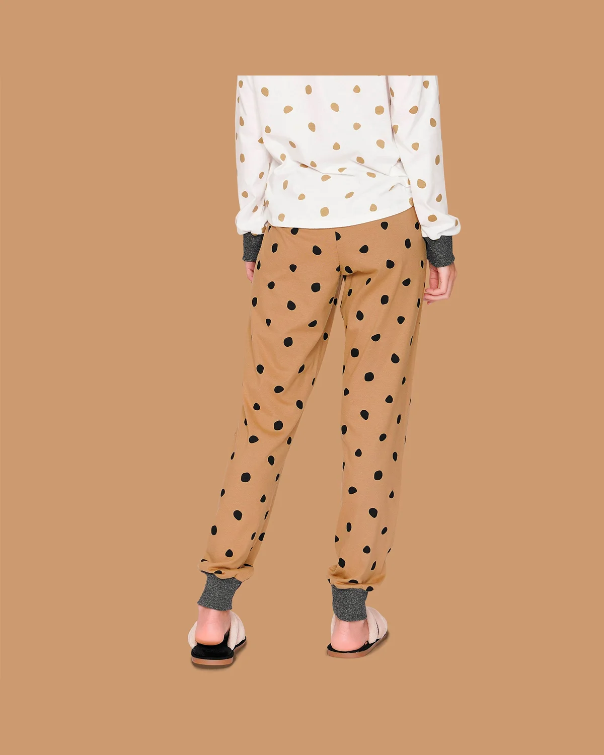Lua luá pijama jogger cats balance — OFF WHITE/BEGE (foto 3)