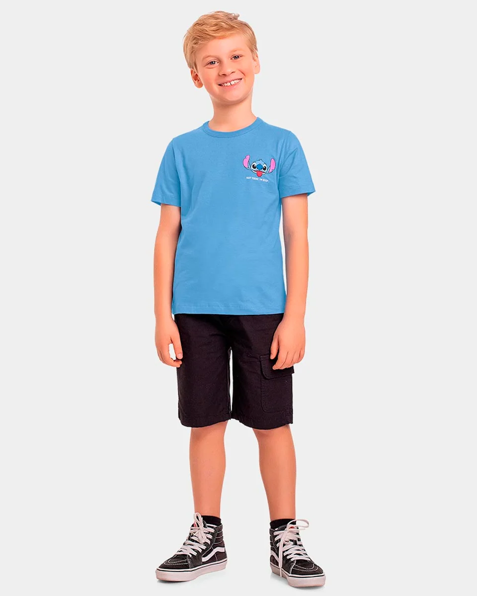 Fakini camiseta lilo & stitch 10.25.03753 — AZUL HORTENCIA (foto 2)