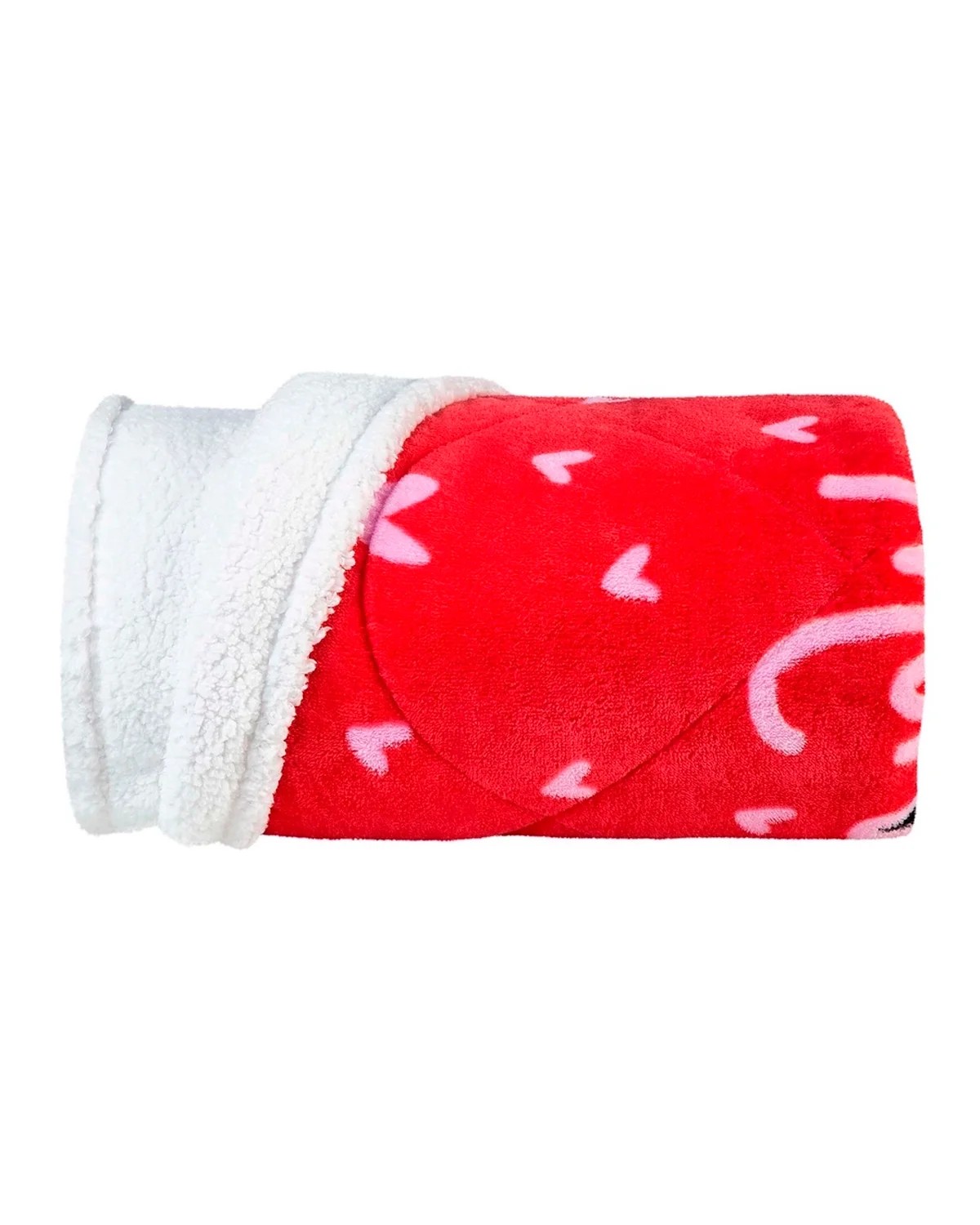 Lepper coberdrom fleece dupla face borda sherpa estampado — MINNIE VERMELHO (foto 2)