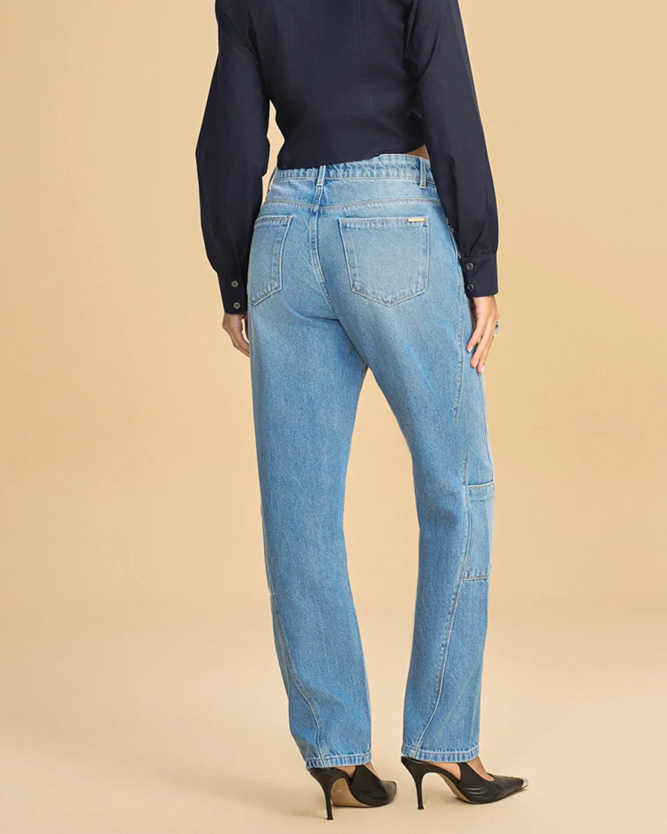 Kacolako calca fem new straight jeans k49877 — HIPER DESTROYED (foto 1)