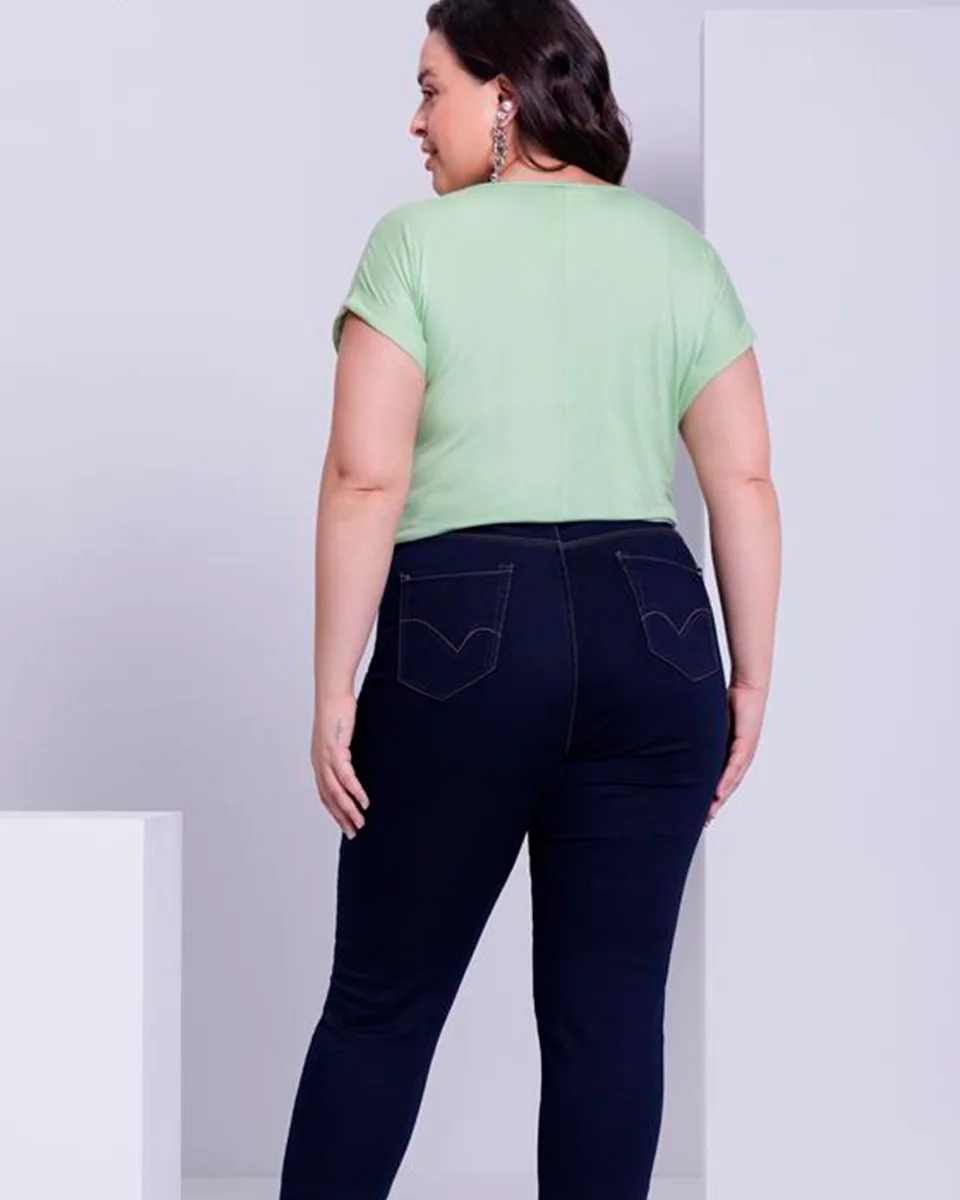 Lunender calca com elastano 67795 — JEANS (foto 2)