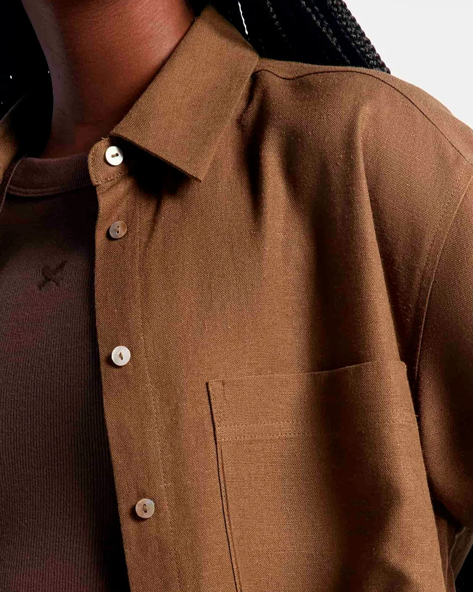 Hering camisa feminina manga longa oversized k6bv — VERDE (foto 3)