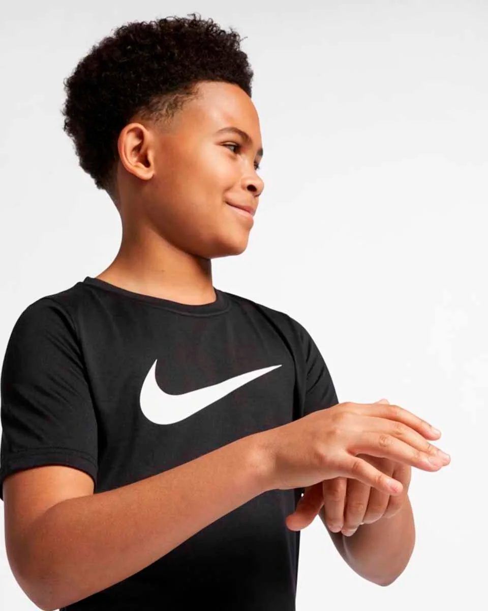 Nike cam manga curta b nk dry tee leg sw — PRETO (foto 1)