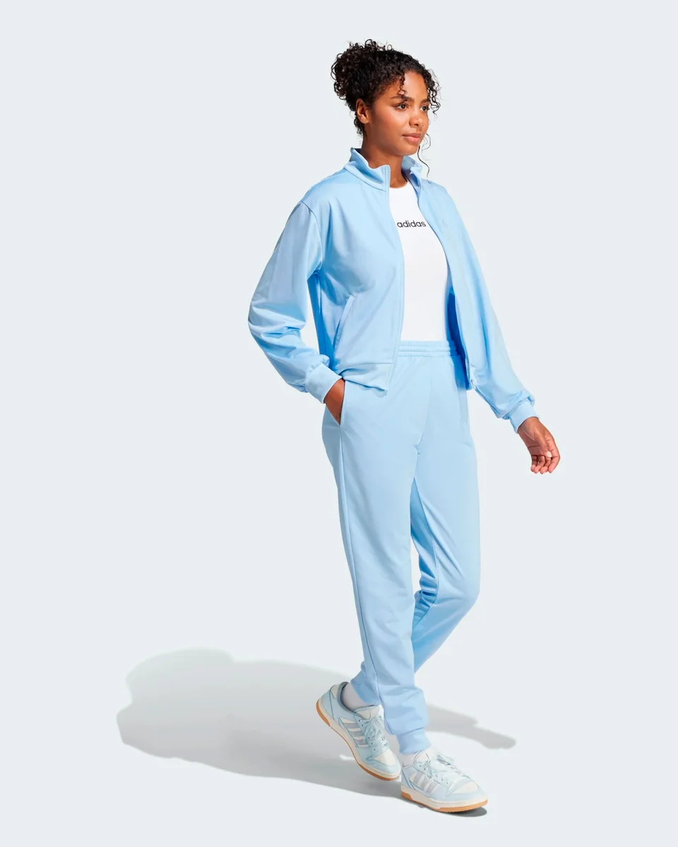 Adidas conjunto agasalho feminino essentials feel cozy — GLOW BLUE (foto 3)