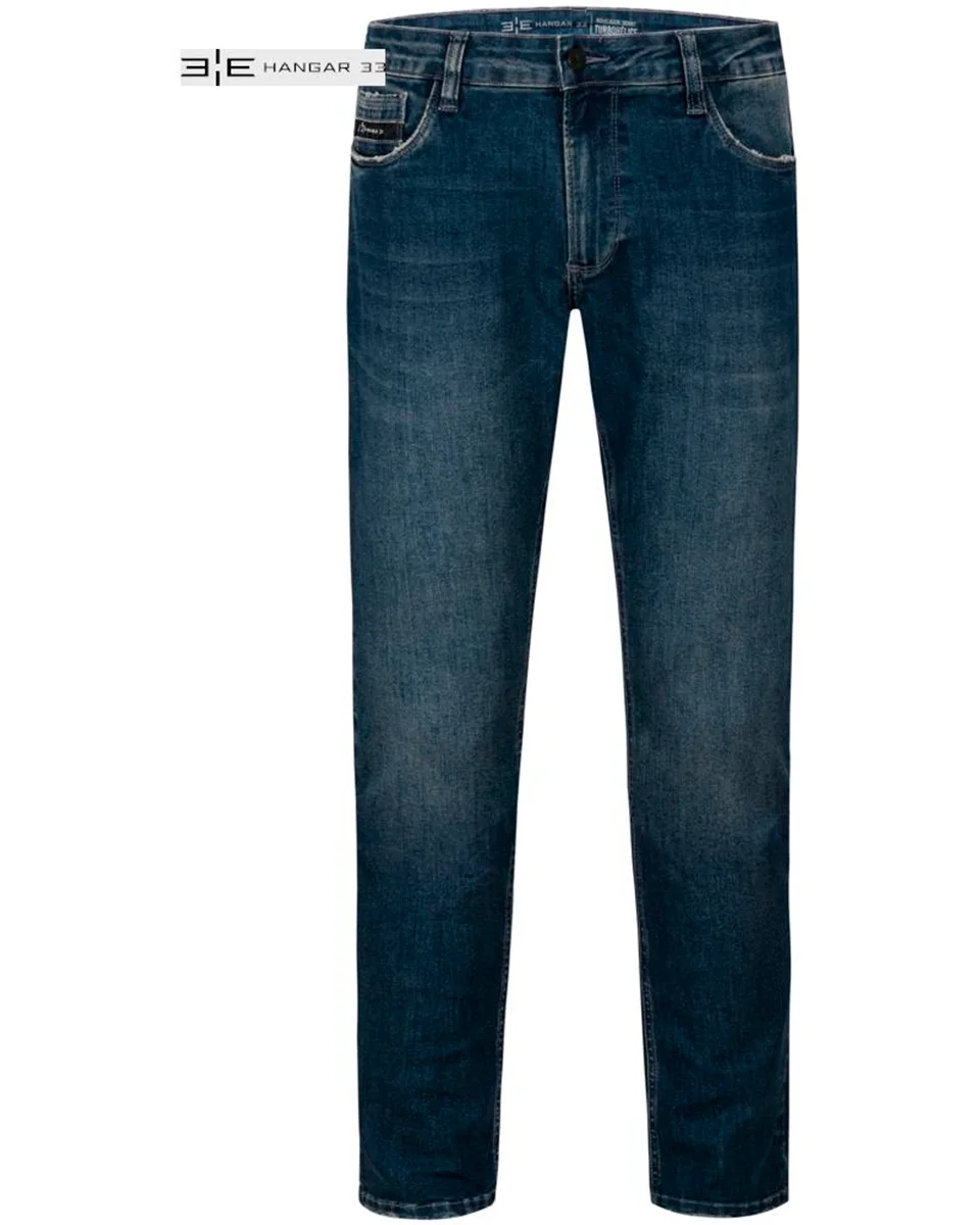 Hangar 33 calca com elastano 78041 — JEANS (foto 4)