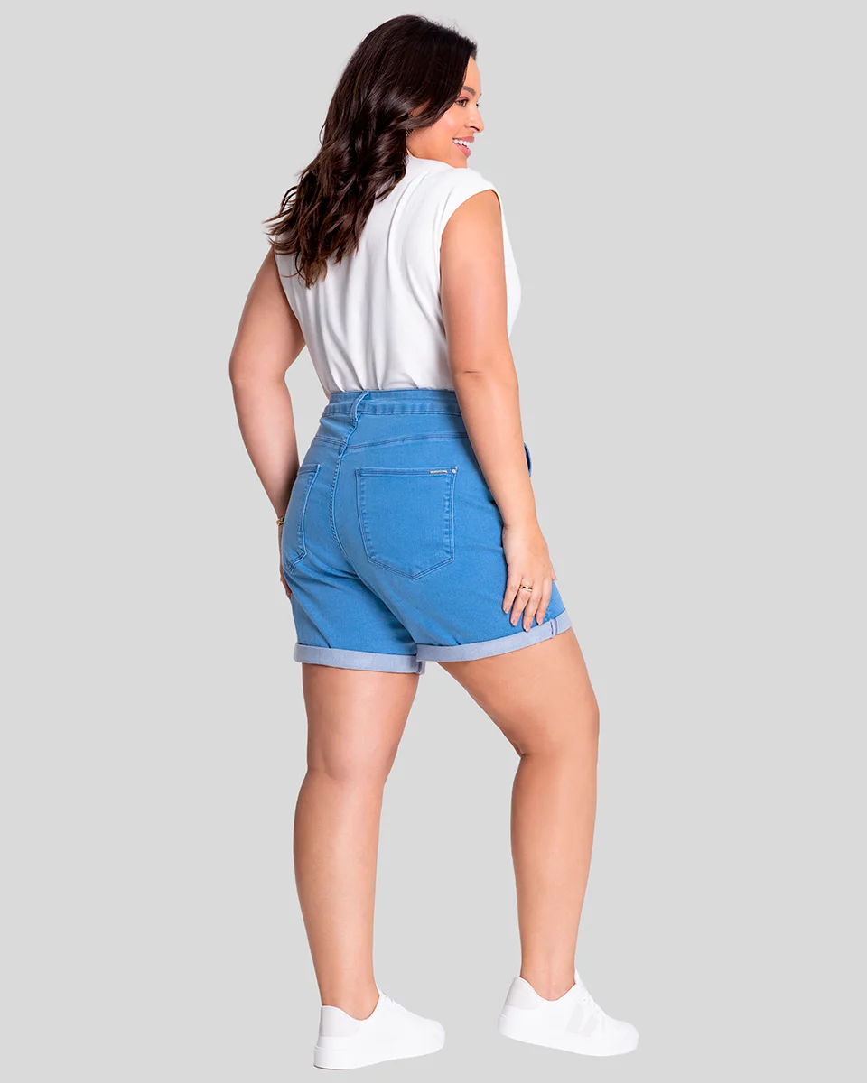 Lunender short com elastano 20681 — JEANS (foto 1)
