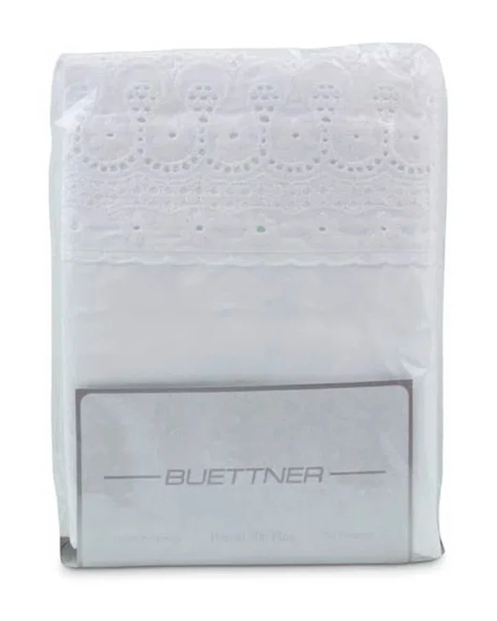 Buettner fronha 300 fios cristal com renda renascenca — BRANCO (foto 4)