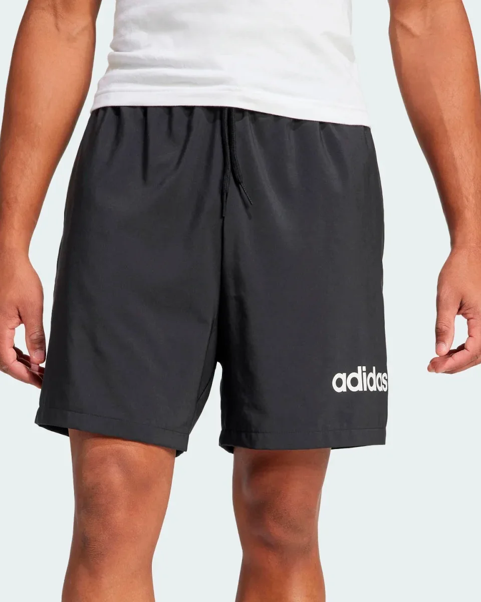 Adidas short chelsea logo linear je9016 — PRETO (foto 3)