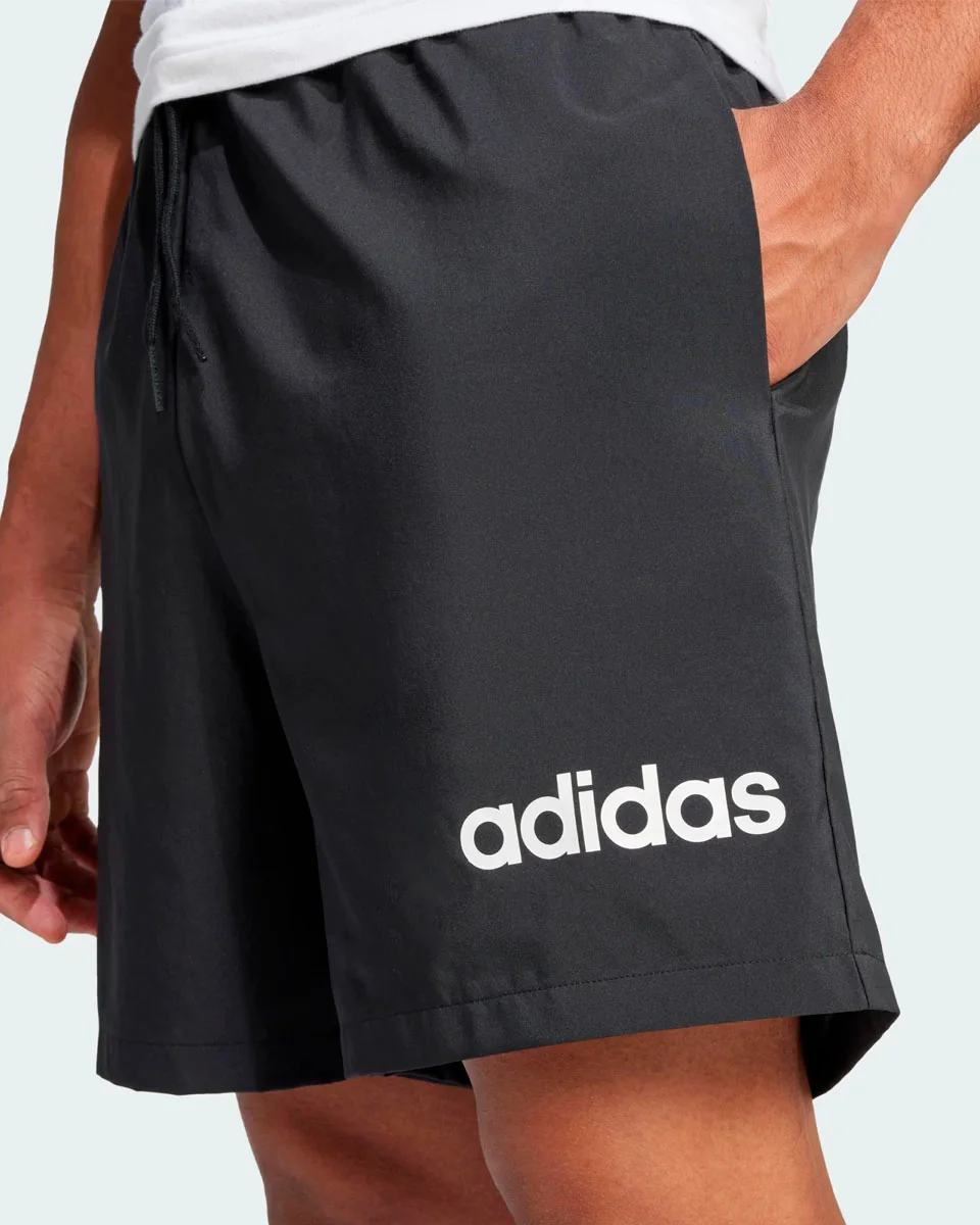 Adidas short chelsea logo linear je9016 — PRETO (foto 2)