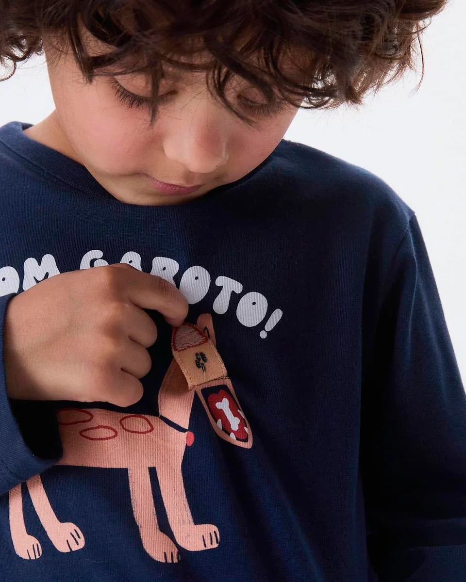 Hering kids camiseta ml masc 5dwg (foto 5)