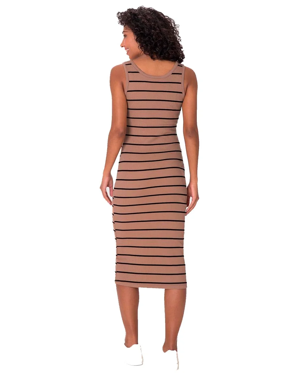 Malwee vestido midi justo 1000123823 — LISTRA DT46C (foto 4)