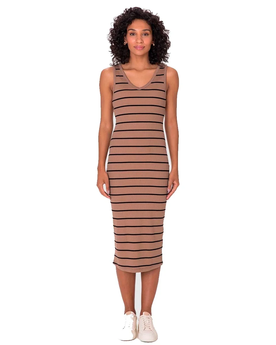Malwee vestido midi justo 1000123823 — LISTRA DT46C (foto 2)