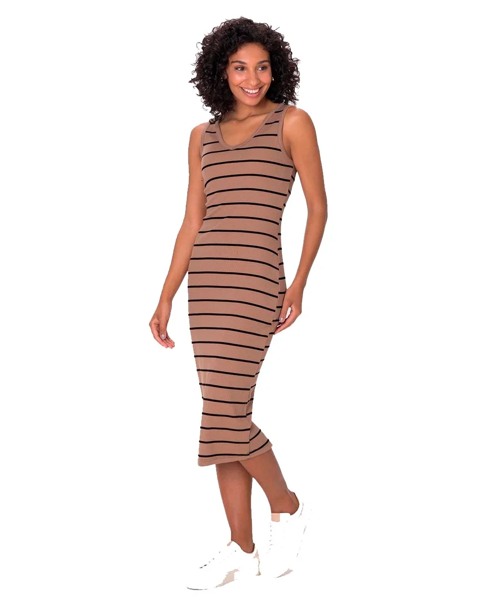 Malwee vestido midi justo 1000123823 — LISTRA DT46C (foto 1)