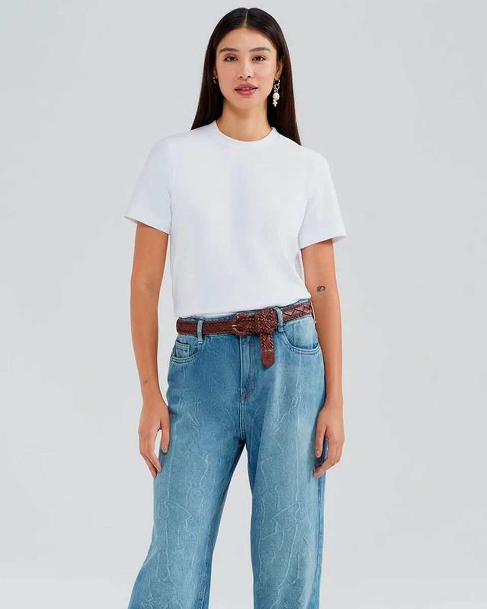 Hering blusa feminina manga curta super cotton 4h1v (foto 1)