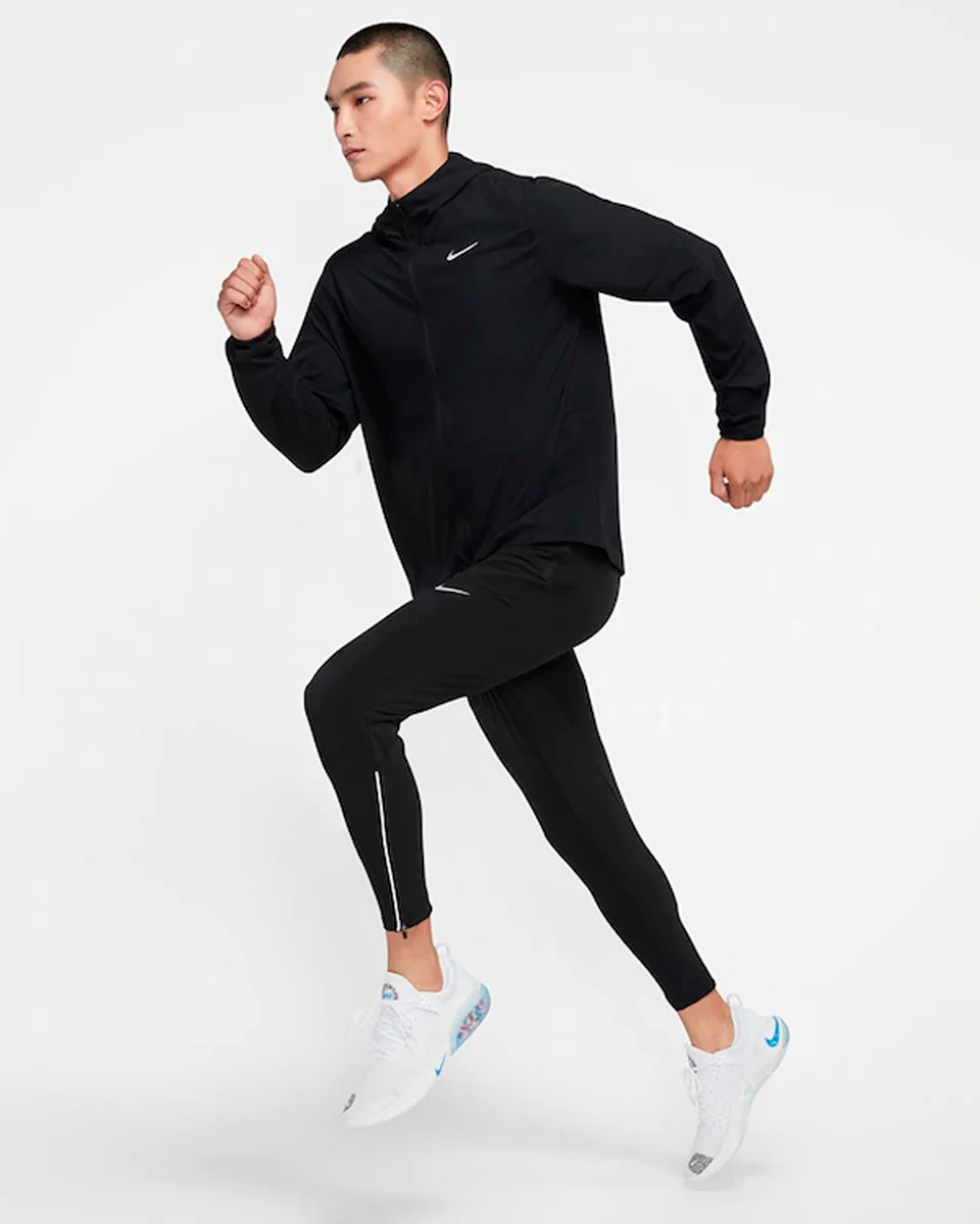Nike blusao m nk run stripe woven jkt — PRETO (foto 3)