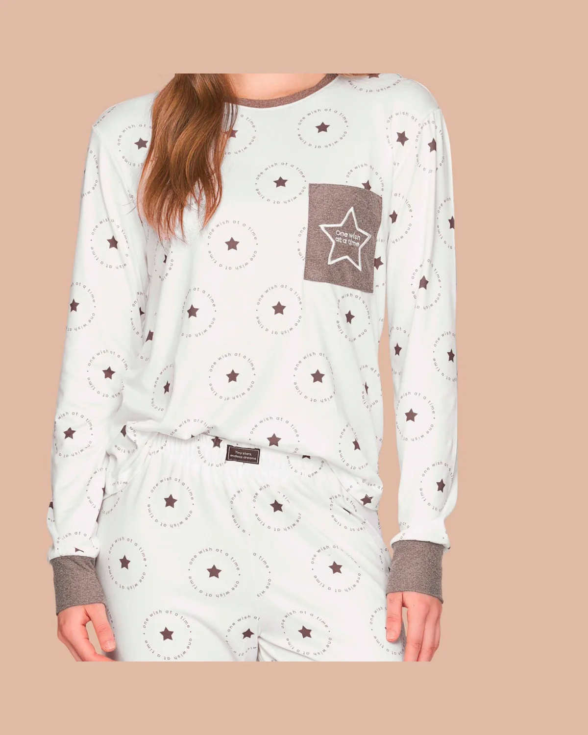 Lua luá pijama jogger endless dreams — BRANCO/CINZA (foto 3)