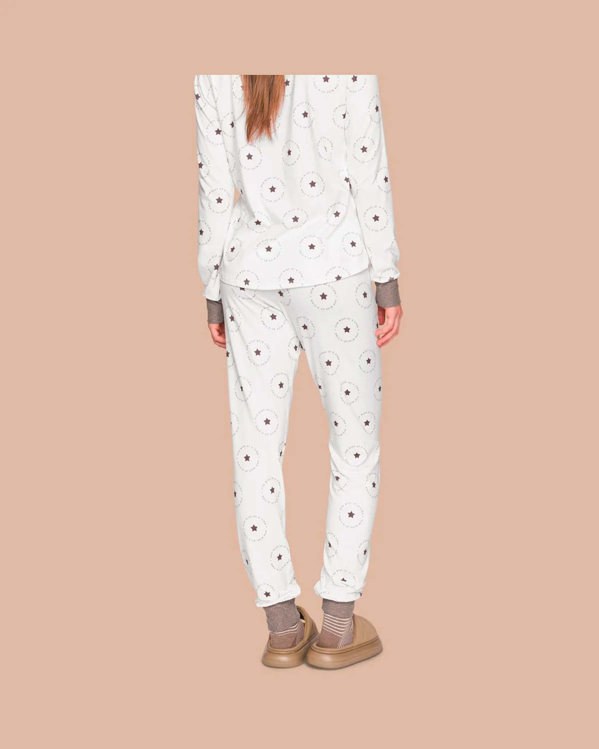 Lua luá pijama jogger endless dreams — BRANCO/CINZA (foto 2)