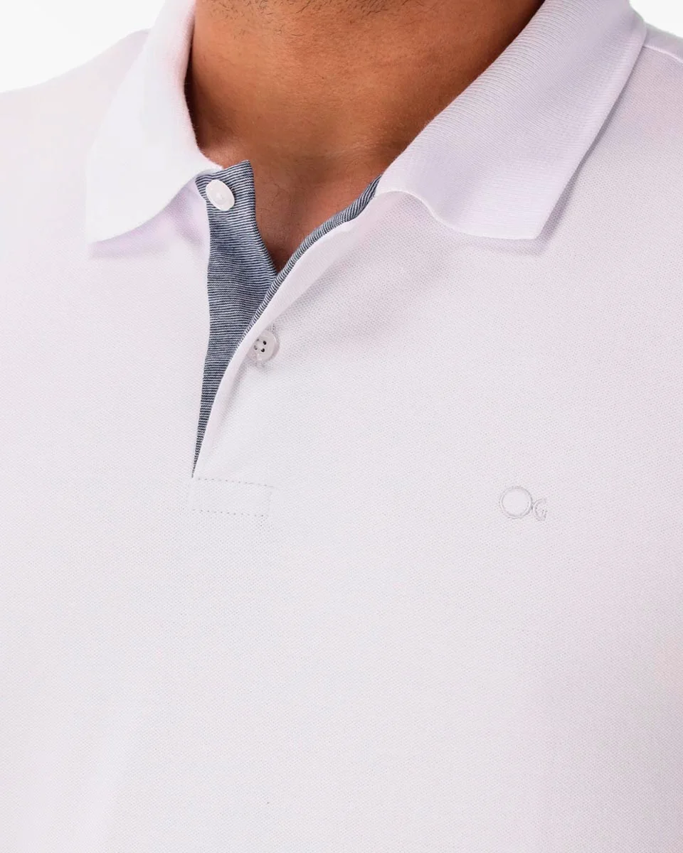 Ogochi polo mc essencial slim ptl 007001001 — BRANCO (foto 2)