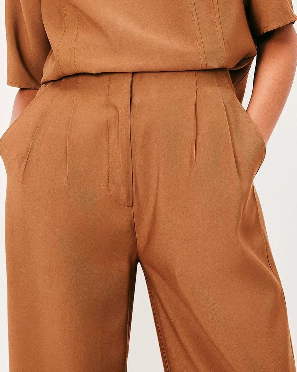 Hering calca feminina k6f7 — MARROM (foto 2)